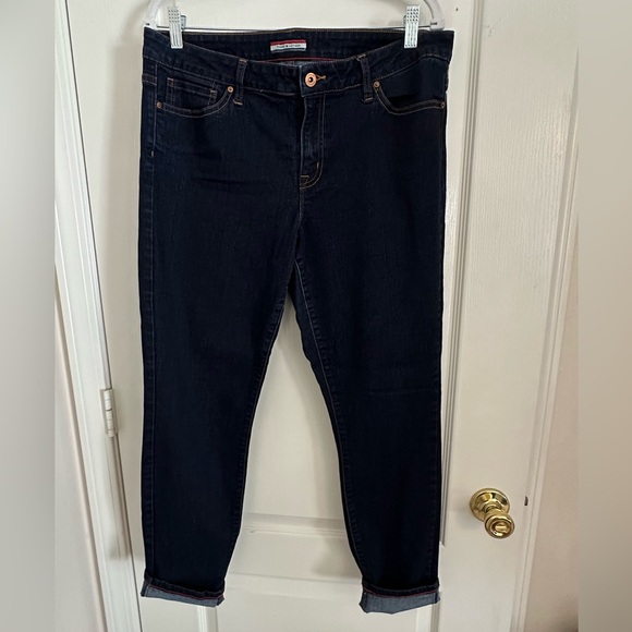 Tommy Hilfiger Skinny Fit Dark Wash Jean Size 14 R NWOT - Picture 4 of 9